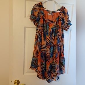 Belle Vere Womans Size L Off/On Shoulder Mini Dress